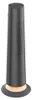 A tall, dark gray electric heater with a textured grille and an illuminated base. Produktbild-Vorschau