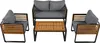 Merax Gartenlounge Set 4-tlg. Terassenmöbel mit Produktbild-Vorschau 13