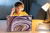 MuchoWow® Laptop Aufkleber Sticker Cover Marmor - Rosa - Produktbild-Vorschau 3
