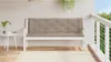 vidaXL Polštář na zahradní lavici Taupe 150x(50+50)x7 cm Náhled obrázku produktu 3