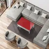 DEQORI Couchtisch 90x55 cm Weiß 'Rot' Glas Beistelltisch Produktbild-Vorschau 3
