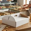 KAPAK 5er Tortenkarton Weiß 26x26x12 cm mit Griff Produktbild-Vorschau 7