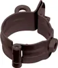 INEFA Rohrschelle mit Gewinde DN75 / 75mm, Dunkelbraun Produktbild-Vorschau 1