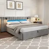okwish 180 x 200 cm Čalouněná postel, Manželská postel, Náhled obrázku produktu 4