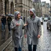 Universelle Regenjacke – Cape-Jacke Mit Kapuze, Grau Produktbild-Vorschau 8