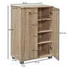 WOHNLING Schuhschrank modern Holz Sonoma 12 Paar Schuhe 4 Produktbild-Vorschau 13