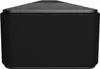 A studio shot of a black soundbar. Podgląd zdjęcia produktu