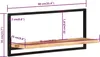 vidaXL Wandregale 2 Stk. 80x25x35 cm Massivholz Akazie und Produktbild-Vorschau 7
