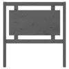 The Living Store Kopfteil Grau 95,5x4x100 cm Massivholz Produktbild-Vorschau 4