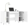 vidaXL Schreibtisch Weiß 140x50x75 cm Holzwerkstoff -  Produktbild-Vorschau 5