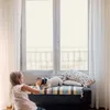 Buntglasfolie für Fenster – 146x200 cm – Produktbild-Vorschau 2