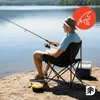 Chaise de camping Epifit GO300 noire, pliable, pour Voir les images du produit 11