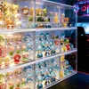 LED Acryl Vitrine 36×22×18cm, 3 Ebenen Transparente Produktbild-Vorschau 3