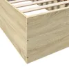 vidaXL Rama łóżka dąb sonoma 90x190 cm materiał Podgląd zdjęcia produktu 6