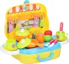Transportable Kinder Spielzeug Kinderküche Spielküche Produktbild-Vorschau 1