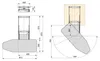Planche à repasser pliable Iron 180º pour meuble Voir les images du produit 2