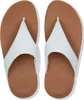 FitFlop Lulu Leather Toepost  Teenslippers - Wit - Maat 37 Produktbild-Vorschau 26