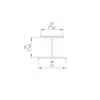 A technical drawing of an H-profile with dimensions indicated. Produktbild-Vorschau