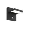 Lucande LED-Außenwandlampe Silvan, anthrazit, Sensor, IP54 Produktbild-Vorschau 1