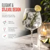 alpina Gin Tonic Gläser Set 4 Stück – Große Gin Gläser – Produktbild-Vorschau 6