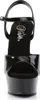 DELIGHT-609 Damen Sandale von Pleaser, Schwarz Glanz , EU Produktbild-Vorschau 2