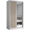 Schwebetürenschrank HELIX 120cm Weiß/Artisan – 2-türig, Produktbild-Vorschau 1