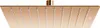 Mexen Slim soffione doccia 25 x 25 cm, oro rosa - 79125-60 Anteprima dell’immagine prodotto 1