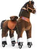 PonyCycle Pferd Tretauto für Kinder ab 7 Jahren dunkelbraun Produktbild-Vorschau 1