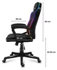 Sedia da gioco Huzaro Force 2.5 RGB Mesh Anteprima dell’immagine prodotto 3