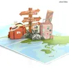 CraftWerk 3D Pop-Up Karte Reise - Gutscheinkarte, Produktbild-Vorschau 2