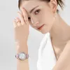 Damenuhr Kunstleder, Damen Analog Quarz Uhr mit Kunstleder Produktbild-Vorschau 4