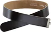 A black leather belt is shown against a white background. Produktbild-Vorschau