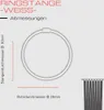 ALU RINGSTANGE Weiß RUND Ø 80 cm DUSCHVORHANGSTANGE Produktbild-Vorschau 3
