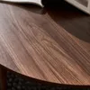 sweeek - Set aus 2 runden Couchtischen - Nussbaumfarben Produktbild-Vorschau 6