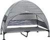 vidaXL Zvýšený pelech pre psov svetlosivý 127 x 81 x 108 cm Náhľad obrázku produktu 1