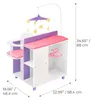 Puppentisch mit Wickelfunktion, Puppenschrank, Produktbild-Vorschau 10