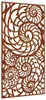 vidaXL Garten-Wanddeko 105x55 cm Cortenstahl Muschel-Design Produktbild-Vorschau 1