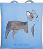 Mr. & Mrs. Panda Tote Bag Boston Terrier Moment - Sky Blue Produktbild-Vorschau 1