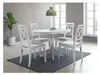 Table à manger extensible PIERCE – 100x70, blanc Voir les images du produit 3