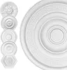 HEXIM Stuckrosette Styropor EPS weiß, Deckenrosette rund & Produktbild-Vorschau 1