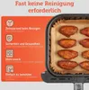 100x Backpapier für Friteuse Heißluftfritteuse Grill Produktbild-Vorschau 5