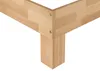 Holzbett breites Einzelbett 100x200 Buche geölt Futonbett Produktbild-Vorschau 5