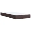 Boxspringbett mit Matratze Dunkelbraun 100x200 cm Stoff Produktbild-Vorschau 10