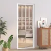vidaXL Innentür 83x201,5 cm Weiß ESG-Glas und Aluminium Produktbild-Vorschau 2