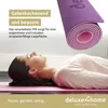 deluxe4home® Yogamatte Gymnastikmatte Violett I Fitness Produktbild-Vorschau 2