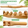 Faszienroll Holz, Premium Massageroller Holz,Faszienstab Produktbild-Vorschau 2