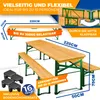 KESSER® Bierzeltgarnitur 3-teilig mit 2x Bierbänke & 1x Produktbild-Vorschau 2