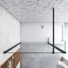 Schwarz Walkin Duschkabine 120x200cm + 30x200cm Flipper Produktbild-Vorschau 5
