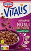 Dr. Oetker Vitalis Knuspermüsli Schoko feinherb Packung Produktbild-Vorschau 1