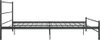 A metal bed frame shown from the side against a white background. Náhľad obrázku produktu
